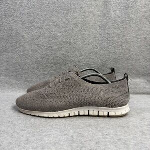 Cole Haan Womens‎ Shoes Size 10 Zerogrand Grey Wool Low Top Knit Oxford Sneakers
